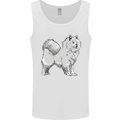 A Samoyed Dog Mens Vest Tank Top White