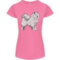 A Samoyed Dog Womens Petite Cut T-Shirt Azalea