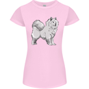 A Samoyed Dog Womens Petite Cut T-Shirt Light Pink