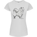 A Samoyed Dog Womens Petite Cut T-Shirt White