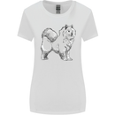 A Samoyed Dog Womens Wider Cut T-Shirt White