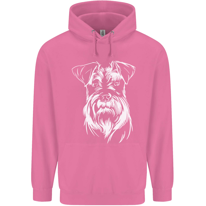 A Schnauzer Potrait Dog Mens 80% Cotton Hoodie Azelea