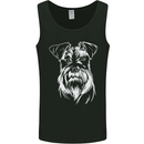 A Schnauzer Potrait Dog Mens Vest Tank Top Black