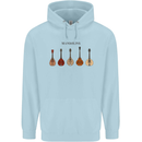 A Set of Mandolins Childrens Kids Hoodie Light Blue