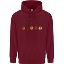 A Set of Mandolins Childrens Kids Hoodie Maroon