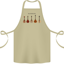 A Set of Mandolins Cotton Apron 100% Organic Khaki