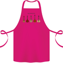 A Set of Mandolins Cotton Apron 100% Organic Pink