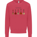 A Set of Mandolins Kids Sweatshirt Jumper Heliconia