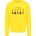 A Set of Mandolins Kids Sweatshirt Jumper Yellow