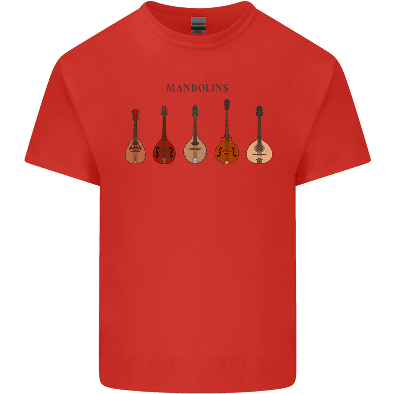 A Set of Mandolins Kids T-Shirt Childrens Red