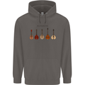 A Set of Mandolins Mens 80% Cotton Hoodie Charcoal