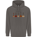 A Set of Mandolins Mens 80% Cotton Hoodie Charcoal