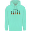 A Set of Mandolins Mens 80% Cotton Hoodie Peppermint
