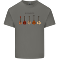 A Set of Mandolins Mens Cotton T-Shirt Tee Top Charcoal