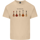 A Set of Mandolins Mens Cotton T-Shirt Tee Top Sand