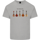 A Set of Mandolins Mens Cotton T-Shirt Tee Top Sports Grey