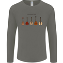 A Set of Mandolins Mens Long Sleeve T-Shirt Charcoal
