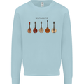 A Set of Mandolins Mens Sweatshirt Jumper Light Blue