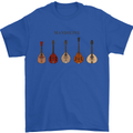 A Set of Mandolins Mens T-Shirt 100% Cotton Royal Blue