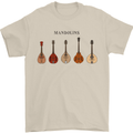 A Set of Mandolins Mens T-Shirt 100% Cotton Sand