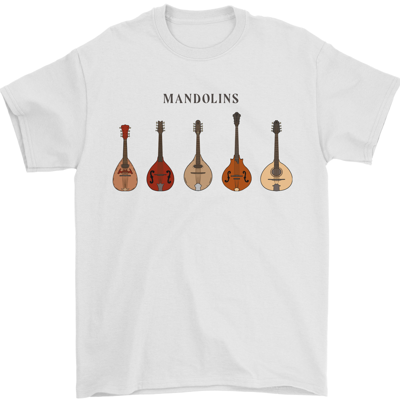 A Set of Mandolins Mens T-Shirt 100% Cotton White