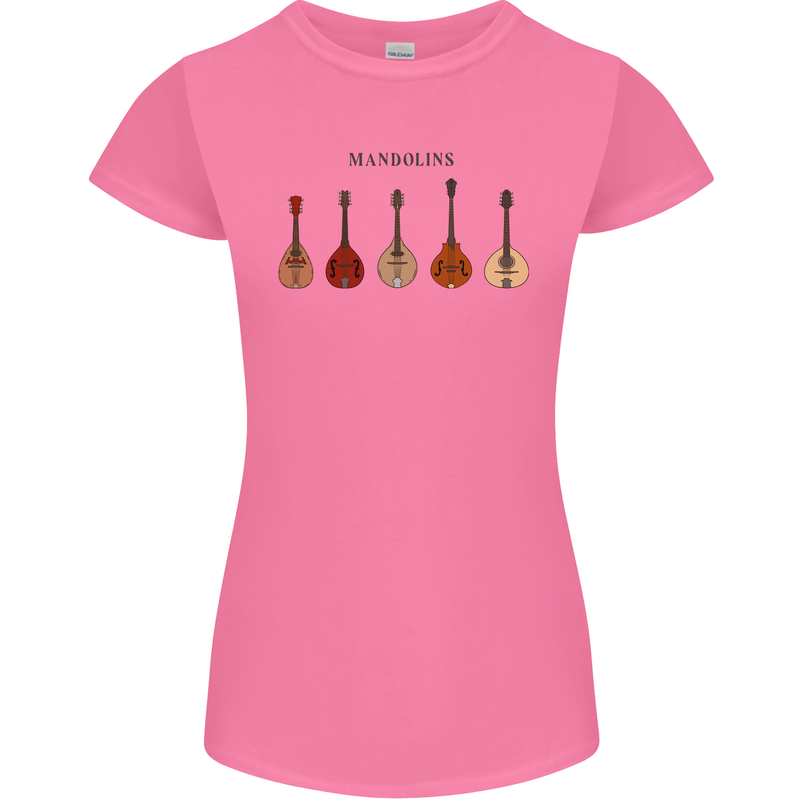 A Set of Mandolins Womens Petite Cut T-Shirt Azalea