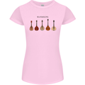 A Set of Mandolins Womens Petite Cut T-Shirt Light Pink