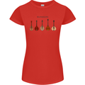 A Set of Mandolins Womens Petite Cut T-Shirt Red