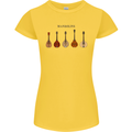 A Set of Mandolins Womens Petite Cut T-Shirt Yellow