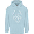 A Siberian Husky Childrens Kids Hoodie Light Blue