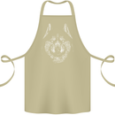 A Siberian Husky Cotton Apron 100% Organic Khaki