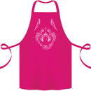 A Siberian Husky Cotton Apron 100% Organic Pink