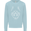 A Siberian Husky Kids Sweatshirt Jumper Light Blue