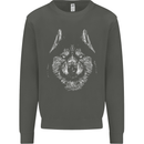 A Siberian Husky Kids Sweatshirt Jumper Storm Grey