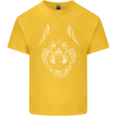A Siberian Husky Kids T-Shirt Childrens Yellow
