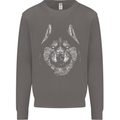 A Siberian Husky Mens Sweatshirt Jumper Charcoal