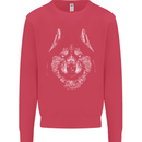 A Siberian Husky Mens Sweatshirt Jumper Heliconia