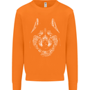 A Siberian Husky Mens Sweatshirt Jumper Orange