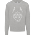 A Siberian Husky Mens Sweatshirt Jumper Sports Grey