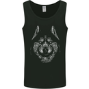 A Siberian Husky Mens Vest Tank Top Black