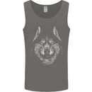 A Siberian Husky Mens Vest Tank Top Charcoal