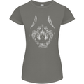 A Siberian Husky Womens Petite Cut T-Shirt Charcoal