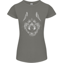 A Siberian Husky Womens Petite Cut T-Shirt Charcoal