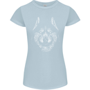 A Siberian Husky Womens Petite Cut T-Shirt Light Blue