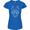 A Siberian Husky Womens Petite Cut T-Shirt Royal Blue