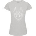 A Siberian Husky Womens Petite Cut T-Shirt Sports Grey