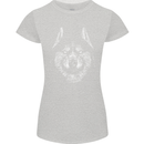 A Siberian Husky Womens Petite Cut T-Shirt Sports Grey