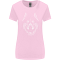 A Siberian Husky Womens Wider Cut T-Shirt Light Pink