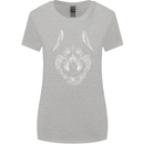 A Siberian Husky Womens Wider Cut T-Shirt Sports Grey