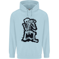 A Skeleton Photographer Photography Childrens Kids Hoodie Light Blue